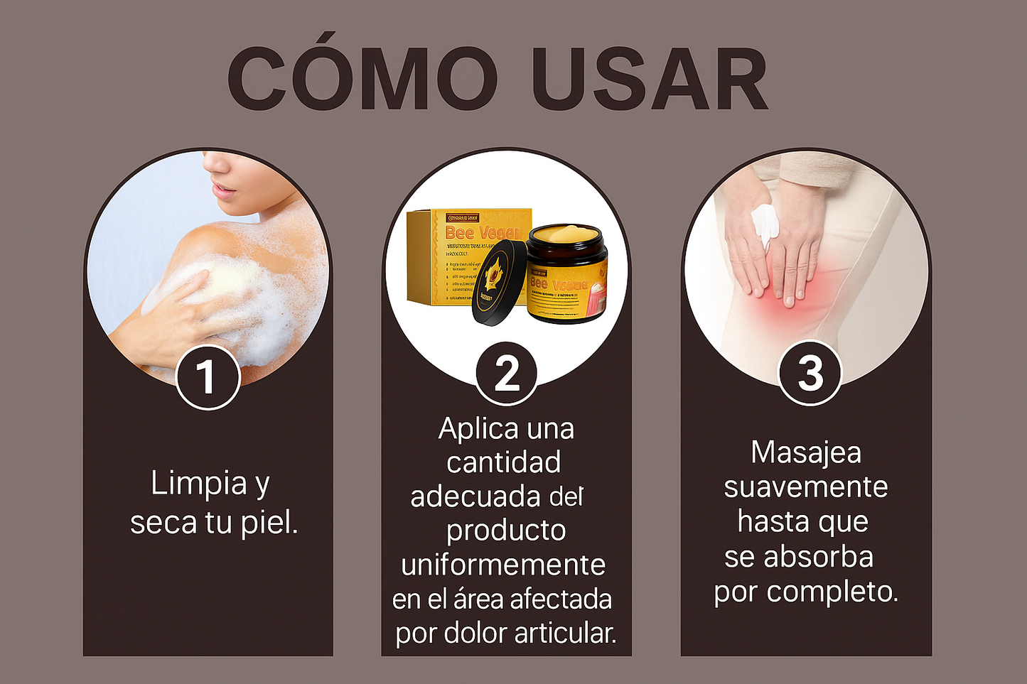 Crema Alivio Dolor con Veneno de Abeja