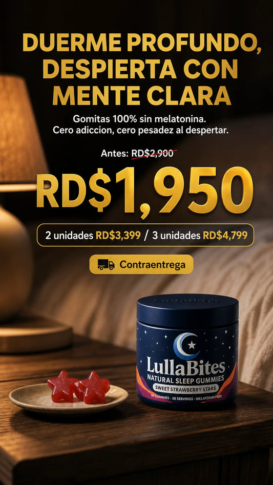 Gomitas para dormir sin melatonina - LullaBites