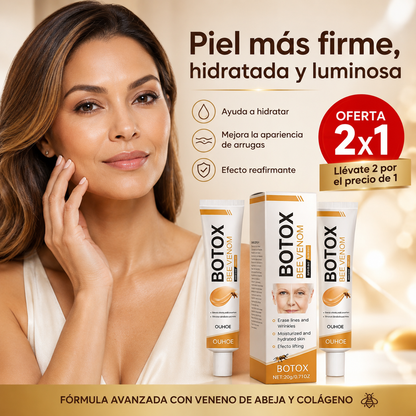 Crema Veneno de Abeja Rejuvenecedora - Reduce Arrugas y Manchas en 2 Semanas