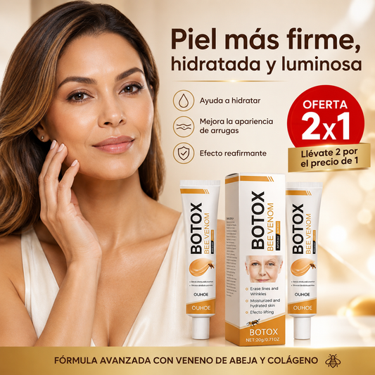 Crema Veneno de Abeja Rejuvenecedora - Reduce Arrugas y Manchas en 2 Semanas