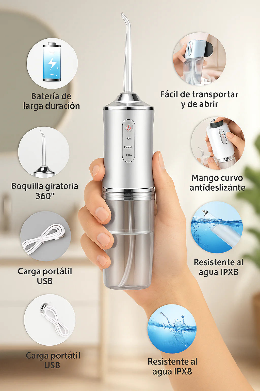 Irrigador Dental - Higiene Bucal de Nivel Profesional en Casa