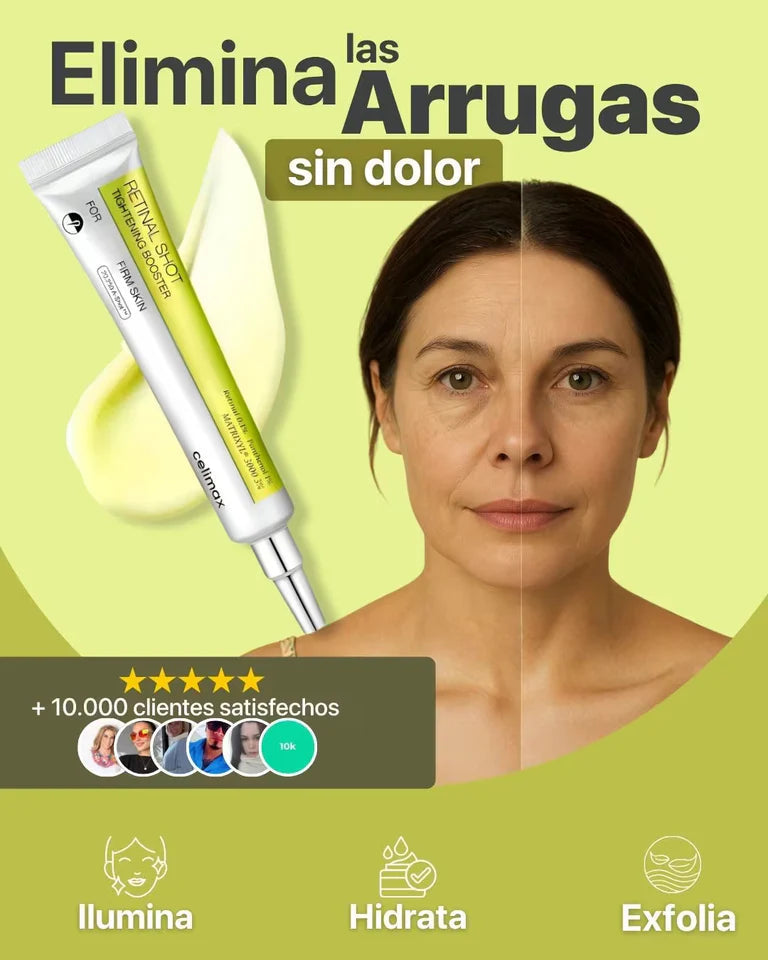 Reduce arrugas visibles, reafirma tu piel y recupera un rostro más joven desde las primeras semanas