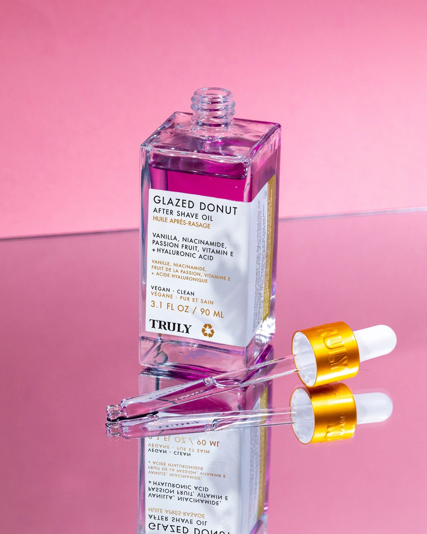 Truly Glazed – After Shave Glazed Donut, sin irritación ni vellos encarnados.