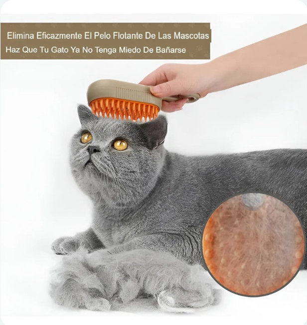 ¿Tu casa siempre llena de pelos y tu mascota se estresa al cepillarla?