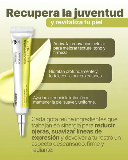 Reduce arrugas visibles, reafirma tu piel y recupera un rostro más joven desde las primeras semanas