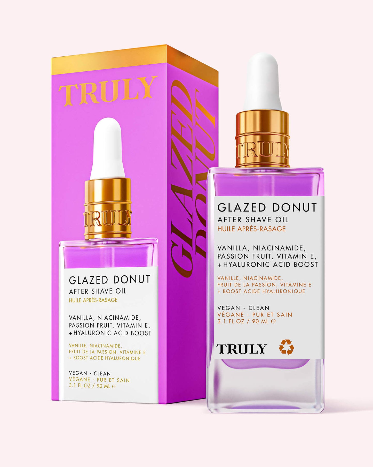 Truly Glazed – After Shave Glazed Donut, sin irritación ni vellos encarnados.