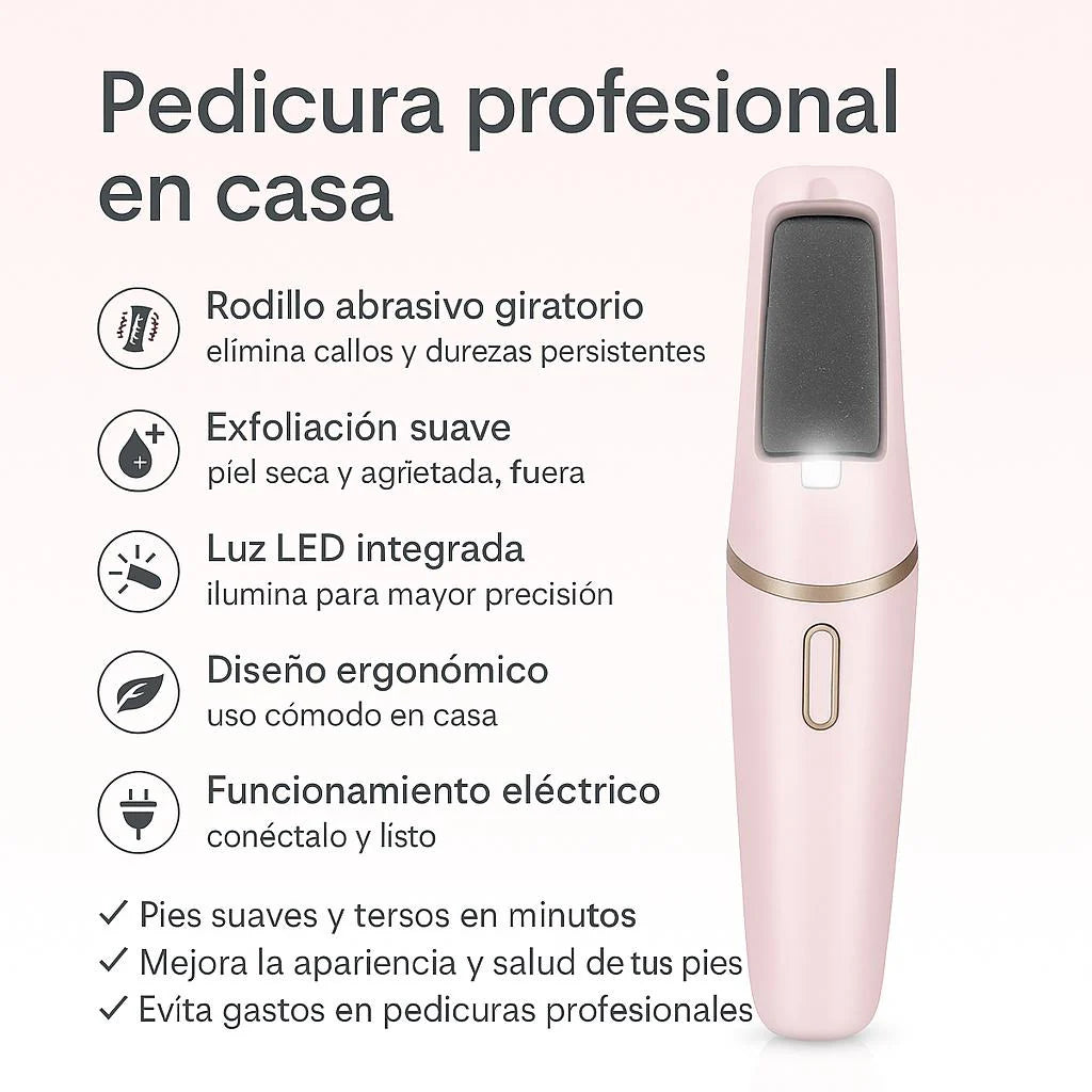 Removedor de Callos Eléctrico para Pies - Pedicura Profesional en casa