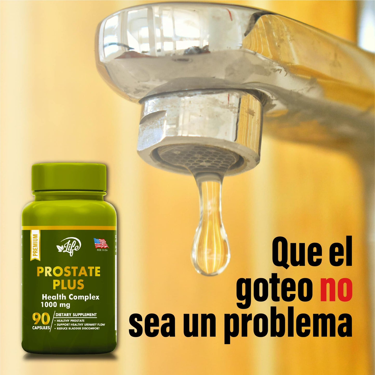 Prostate Plus – Para el Bienestar Masculino (90 cáps.) La mejor Formula.