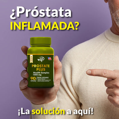 Prostate Plus – Para el Bienestar Masculino (90 cáps.) La mejor Formula.